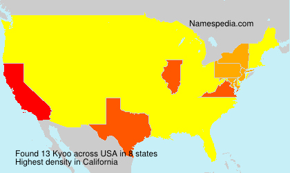 Surname Kyoo in USA