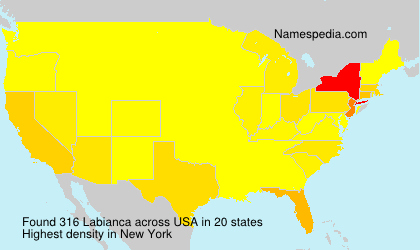 Surname Labianca in USA