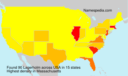 Surname Lagerholm in USA