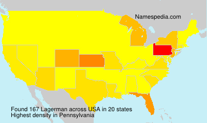 Surname Lagerman in USA