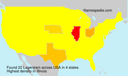 Surname Lagerstam in USA