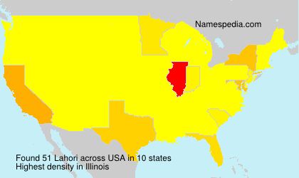 Surname Lahori in USA