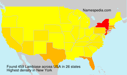 Surname Lambiase in USA