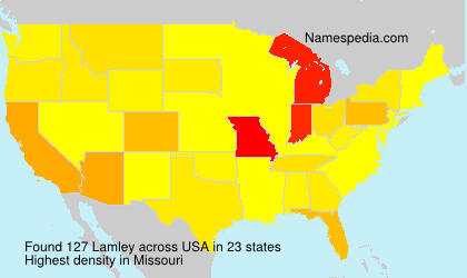 Surname Lamley in USA