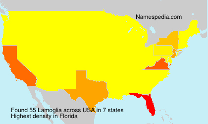 Surname Lamoglia in USA