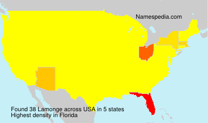 Surname Lamonge in USA