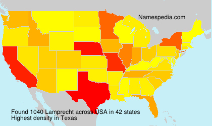 Surname Lamprecht in USA