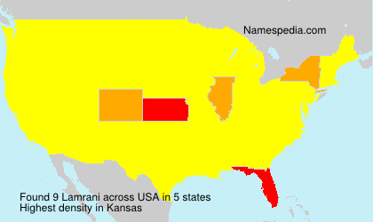 Surname Lamrani in USA