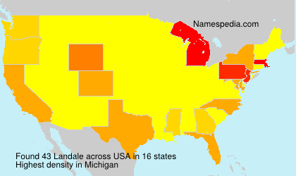 Surname Landale in USA