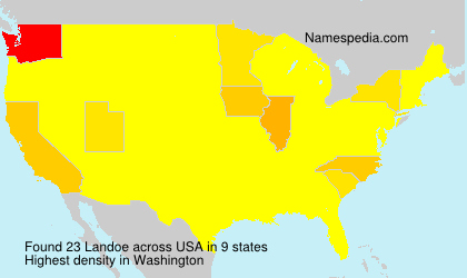 Surname Landoe in USA