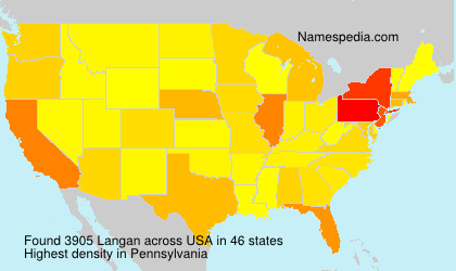 Surname Langan in USA