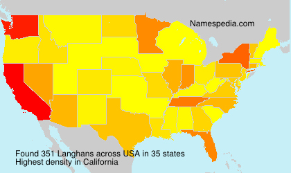Surname Langhans in USA