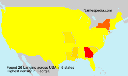 Surname Langino in USA