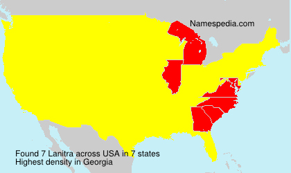 Surname Lanitra in USA
