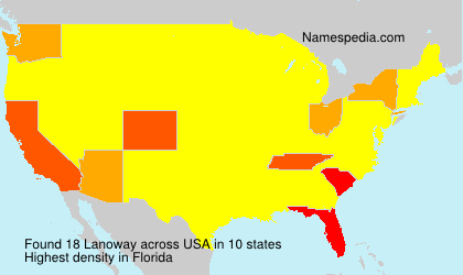 Surname Lanoway in USA