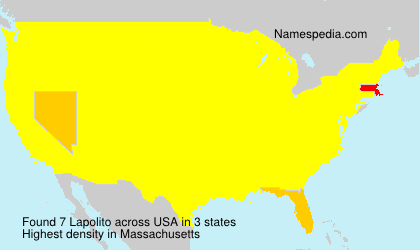 Surname Lapolito in USA