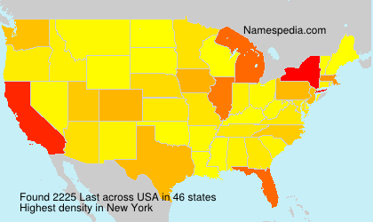 Surname Last in USA