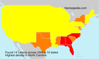 Surname Latanja in USA