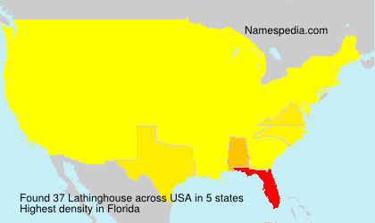 Surname Lathinghouse in USA