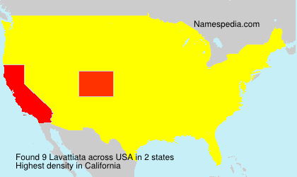 Surname Lavattiata in USA