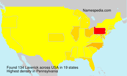Surname Laverick in USA