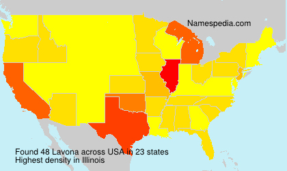 Surname Lavona in USA