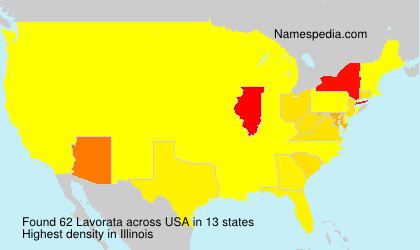 Surname Lavorata in USA