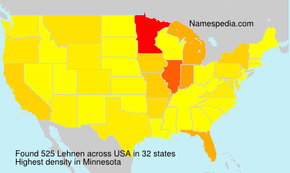 Surname Lehnen in USA