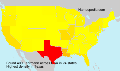 Surname Lehrmann in USA