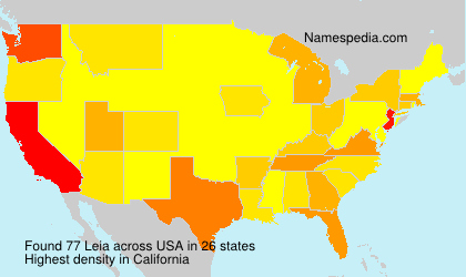 Surname Leia in USA