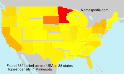 Surname Leibel in USA