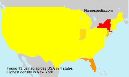 Surname Leiriao in USA