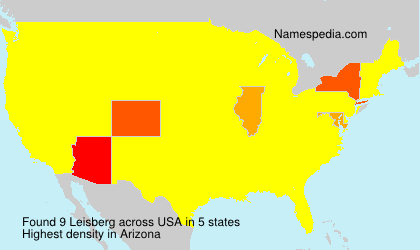 Surname Leisberg in USA
