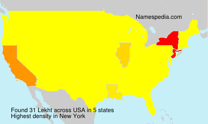 Surname Lekht in USA
