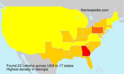 Surname Lekisha in USA