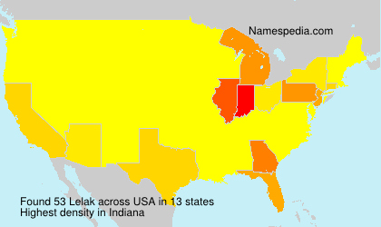 Surname Lelak in USA
