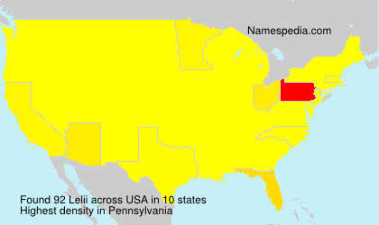 Surname Lelii in USA