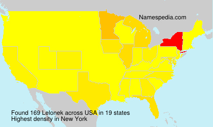Surname Lelonek in USA