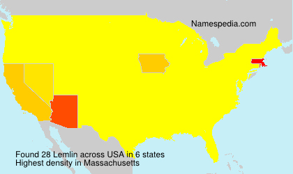 Surname Lemlin in USA