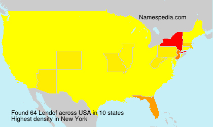Surname Lendof in USA