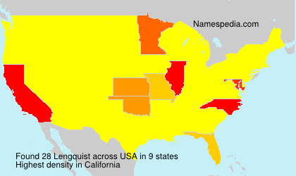 Surname Lengquist in USA