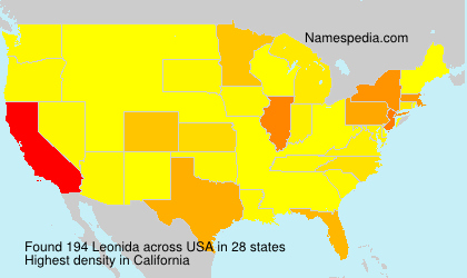 Surname Leonida in USA