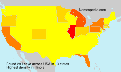 Surname Lesya in USA