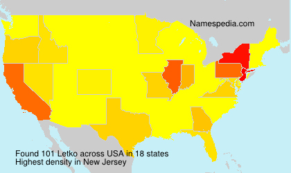 Surname Letko in USA