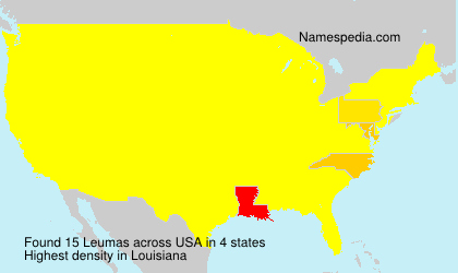 Surname Leumas in USA