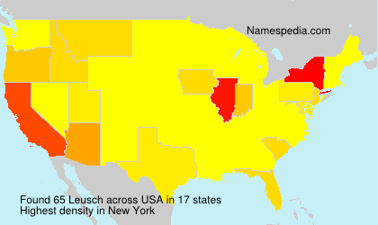 Surname Leusch in USA