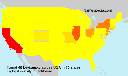 Surname Levitansky in USA