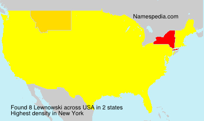 Surname Lewnowski in USA