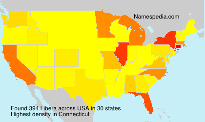 Surname Libera in USA