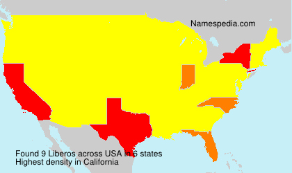 Surname Liberos in USA